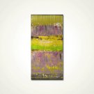 Original Contemporary Bold Abstract Painting by Asil 12 x 24" GeoHorizon series