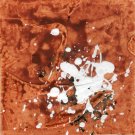 SURFACE-13 - Original small expressionist abstract painting on paper by Asil