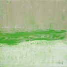 Original Contemporary Abstract landscape Painting Asil 8 x 8" GeoHorizon series