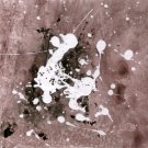 SURFACE-15 - Original small expressionist abstract painting on paper by Asil