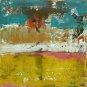 Bold & Bright Original Abstract landscape Painting Asil 12x12" GeoHorizon series