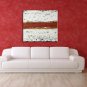 XXL Original Contemporary Abstract Painting by Asil 36 x 40" Geostrata series