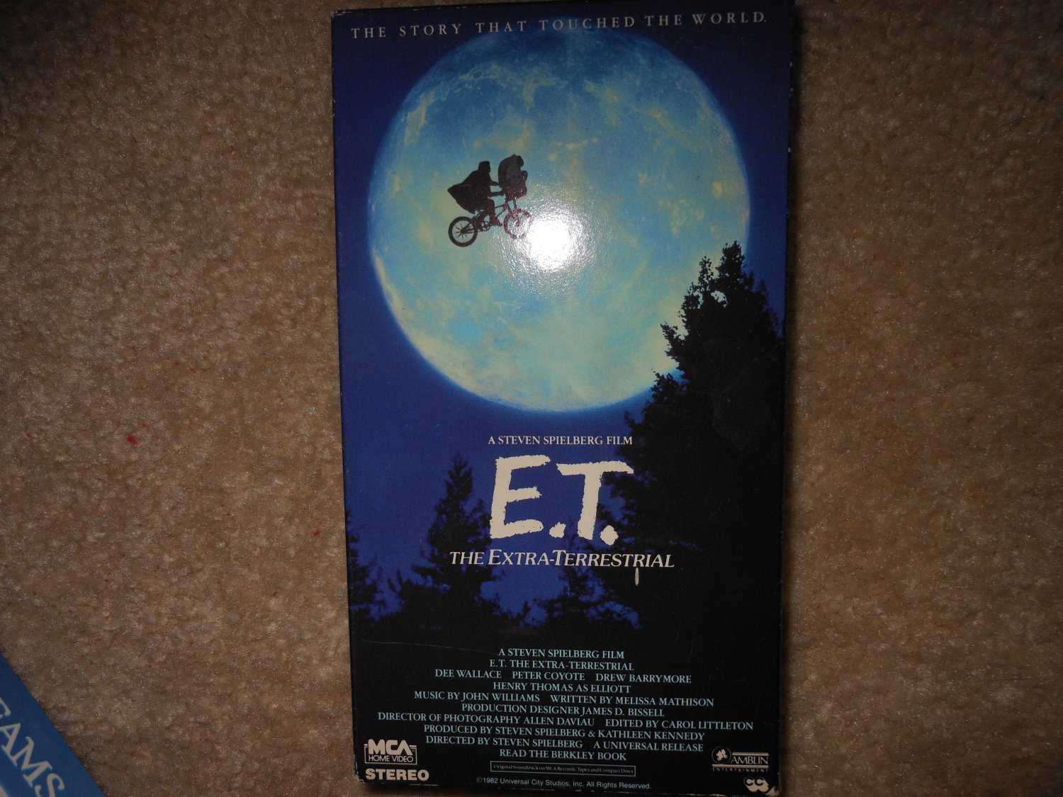VHS Movie E.T.
