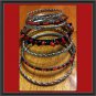 Red and Black Bracelet Set 2