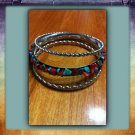 Coral and Turquoise Bracelet