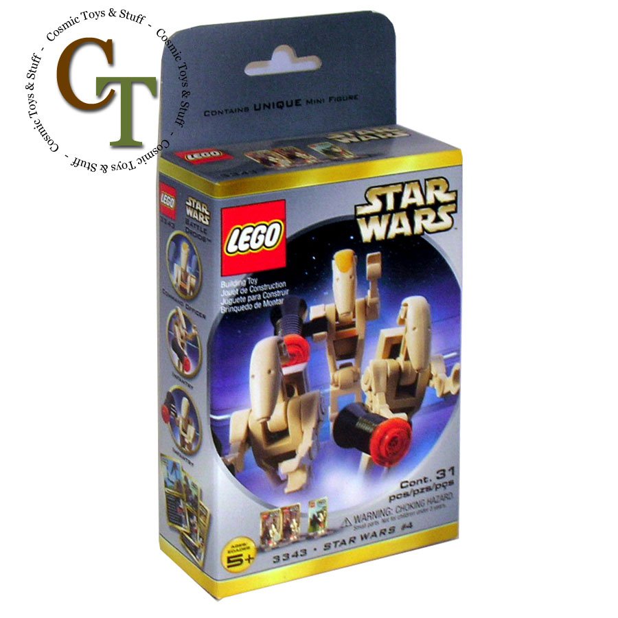 Lego 3343 Star Wars 4 Battle Droid Minifig Pack