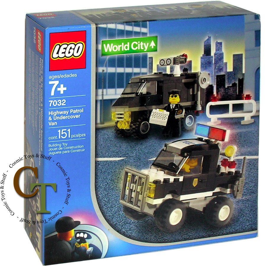 LEGO 7032 Police 4WD and Undercover - World City