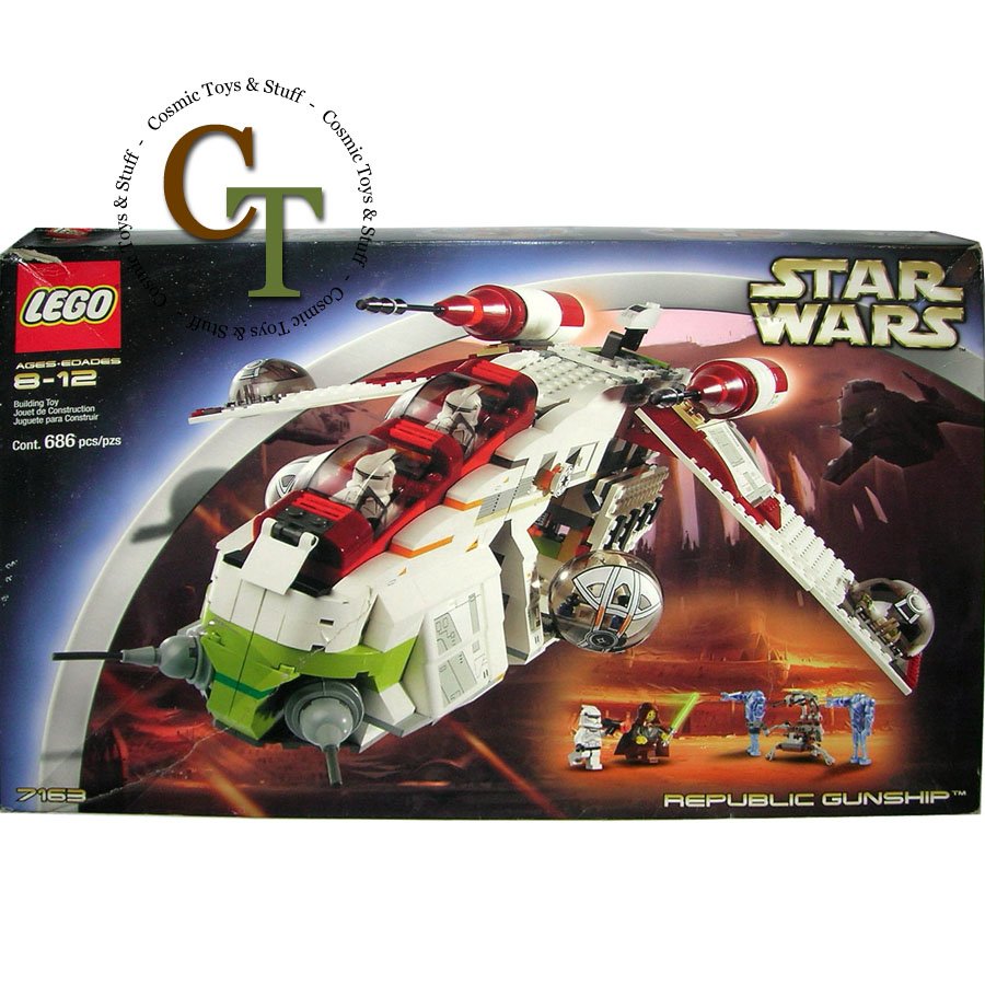 lego star wars republic gunship 7163