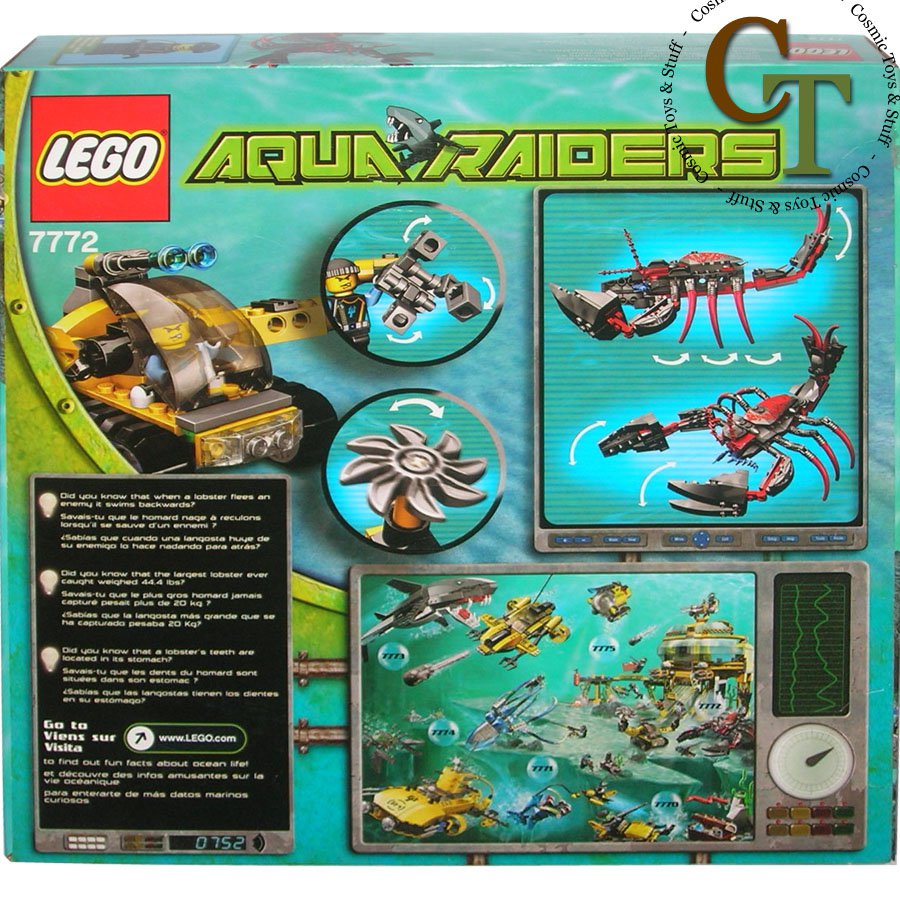 lego atlantis lobster guardian