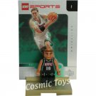 LEGO official NBA minifigure PAU GASOL w/ stand and trading card