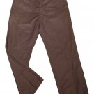 Mens Brown PERRY ELLIS Dress Pants 34 X 30 Polyester Blend