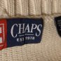 Mens Off White CHAPS RALPH LAUREN Pullover Sweater L Large 100% Cotton