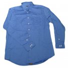 Mens Blue CLUB ROOM Easy Care Button Down Shirt XL 100% Cotton