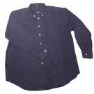 Mens Blue NAUTICA Long Sleeve Shirt XL Cotton Blend