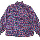 Womens Purple Green Black WORTHINGTON Pullover Blouse 10