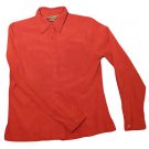 Womens Red CASUAL CORNER ANNEX Button Front Blouse MP
