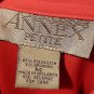 Womens Red CASUAL CORNER ANNEX Button Front Blouse MP