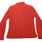 Womens Red CASUAL CORNER ANNEX Button Front Blouse MP
