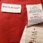 Womens Red WHITE STAG Button Down Blouse Ladies Small 4/6 NWT