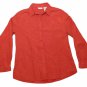 Womens Red WHITE STAG Button Down Blouse Ladies Small 4/6 NWT