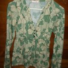 Womens Green Brown LUX Blouse SP