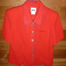 Womens Red LESLIE FAY Blouse 10P