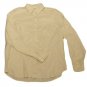Womens Tan LAUREN RALPH LAUREN Button Down Blouse Large
