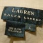 Womens Tan LAUREN RALPH LAUREN Button Down Blouse Large