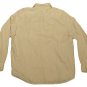 Womens Tan LAUREN RALPH LAUREN Button Down Blouse Large