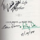With Ossie and Ruby : In This Life Together by Ossie Davis and Ruby Dee SIGNED