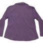 Womens Purple SCOTT TAYLOR Button Front Blouse PL