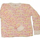 Womens White Pink Yellow JOLIE INTIMATES Shirt L