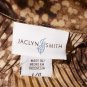 Womens Brown Tan Gray JACLYN SMITH Blouse Large