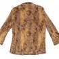 Womens Brown Tan Gray JACLYN SMITH Blouse Large