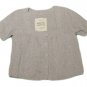 Womens Gray MOSSIMO SUPPLY CO Button Front Blouse Medium