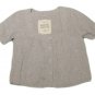 Womens Gray MOSSIMO SUPPLY CO Button Front Blouse Medium