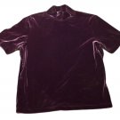 Womens Purple NEW YORK & COMPANY Pullover Blouse Large