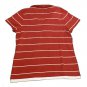 Womens Maroon Off White CROFT & BARROW Blouse XL