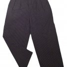 Mens Black Tan TOMMY HILFIGER Pleated Casual Pants 32 X 27 100% Cotton