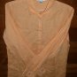Womens Orange CASUAL CORNER Blouse Shirt Large