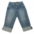 Womens Blue OCI JEANS CO Denim Capris 5 100% Cotton Inseam 19