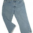 Womens Blue ST JOHN'S BAY Denim Capris 12 100% Cotton Inseam 21
