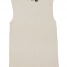 Womens White GAP Pullover Sleeveless Blouse Medium
