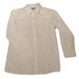 Womens Off White Metallic BILL BLASS BLASSPORT Button Front Blouse PM