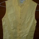 Womens Yellow CALVIN KLEIN Blouse Shirt  Small