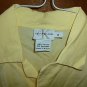 Womens Yellow CALVIN KLEIN Blouse Shirt  Small