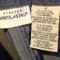 Womens Blue WHITE STAG Stretch Denim Capris 12 Cotton Blend Inseam 16
