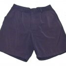 Mens Blue TOP FLIGHT SPALDING Pleated Shorts 34 100% Polyester