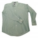 Mens Green CHARLES FOSTER Button Down Shirt Large 16 1/2