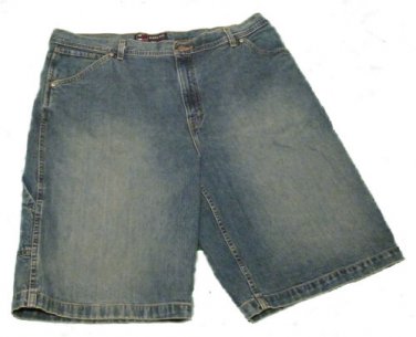 Mens Blue BUGLE BOY Carpenter Style Denim Shorts 41 100% Cotton